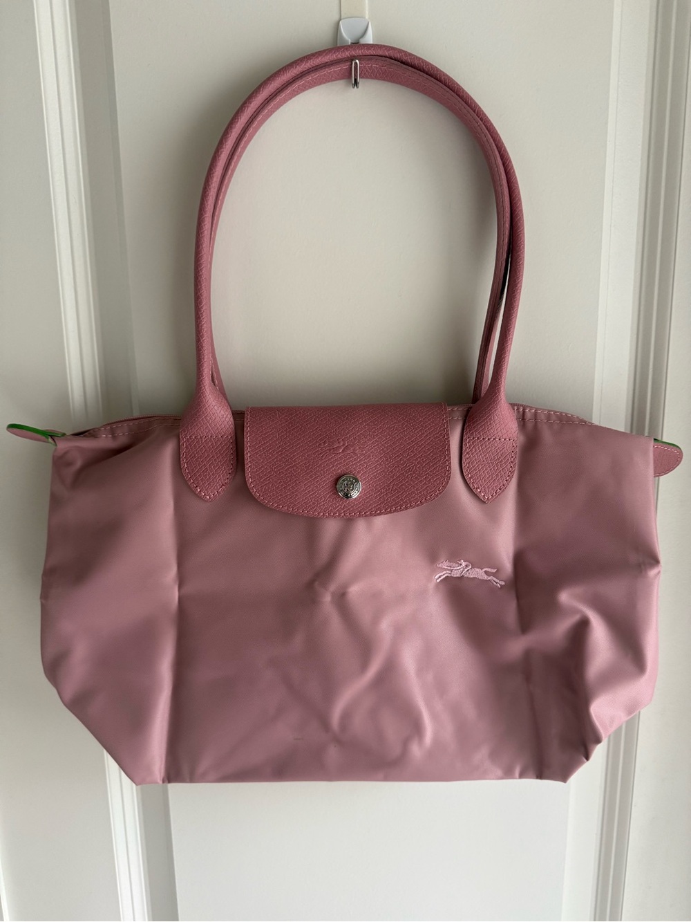 Longchamp Le Pliage Pink Tote Bag in Petal Pink Large